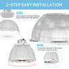 HYPERLITE 60 Degree PC Reflector ONLY for Hero Series LED High Bay Light (Clear with Cover) 4-Pack view 3