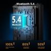 Maedhawk 3.5mm Bluetooth Aux Adapter for Car, [Noise Cancelling] Bluetooth 5.4 Receiver with Built-in Mic for Hands-Free Calls, Home Audio Stereo Headphone Speaker Music Streaming view 3