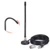 Bingfu 27MHz CB Radio Antenna Soft Whip Magnetic Base BNC & PL259 Male Compatible with Cobra Midland Uniden Maxon President Portable Handheld CB Radio Car Mobile view 1
