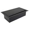 Ace Backstage Co. 124M2BK-FF Double Wide Pocket with Flush Flange/Standard Modified Lid 3/4 Inch view 1