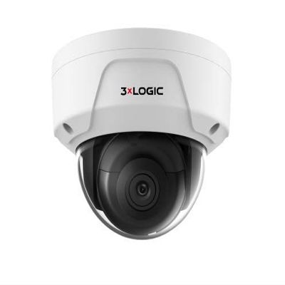 3XLOGIC INC VX-4V28-OD-I-02 VISIX V-Series 4MP IR WDR High-Definition Network Outdoor Dome with 2.8mm Lens, RJ45 Connection