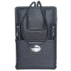 Leather Carry Case for Motorola NTN4538C Two Way Radio - with Fixed Belt Loop (Full Display) view 1