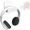 TotalMount Headphone Hanger  Includes Removable Adhesive Strips for Easy, Damage-Free Wall, Desk, or PC Mounting (Premium White Headphone Hook  One Pack) view 1