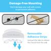 TotalMount Headphone Hanger  Includes Removable Adhesive Strips for Easy, Damage-Free Wall, Desk, or PC Mounting (Premium White Headphone Hook  One Pack) view 3