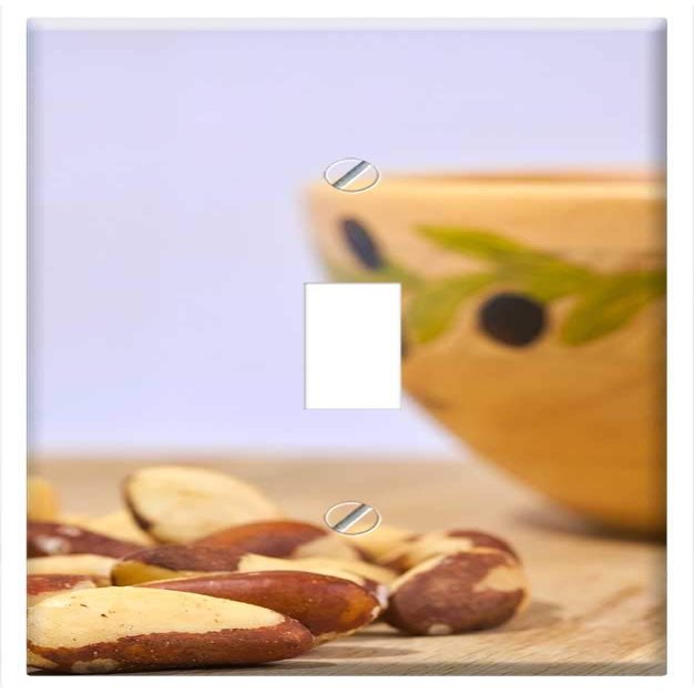 Switch Plate Single Toggle - Brazil Nuts Health Healthy Food Superfood