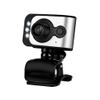ARCH Driverless USB External Webcam Web Camera with Microphone Computer Desktop Laptop HD for Video Net Class Teaching,Home Class Special Video Live Broadcast Equipment (Color : Black Silver -480P) view 1