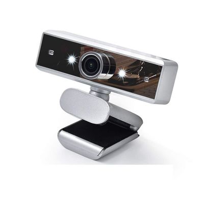 ARCH Computer with Microphone Computer Desktop Camera Webcam HD 1080P USB for Video Conferencing, Online Class, Webcast (Color : Silver, Size : 1080P)