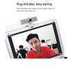 ARCH Computer with Microphone Computer Desktop Camera Webcam HD 1080P USB for Video Conferencing, Online Class, Webcast (Color : Silver, Size : 1080P) view 3