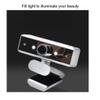 ARCH Computer with Microphone Computer Desktop Camera Webcam HD 1080P USB for Video Conferencing, Online Class, Webcast (Color : Silver, Size : 1080P) view 4