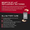 AJC Battery Compatible with Arctic Cat Z 440 (Es) 431CC Snowmobile Battery (2000-2002) view 3