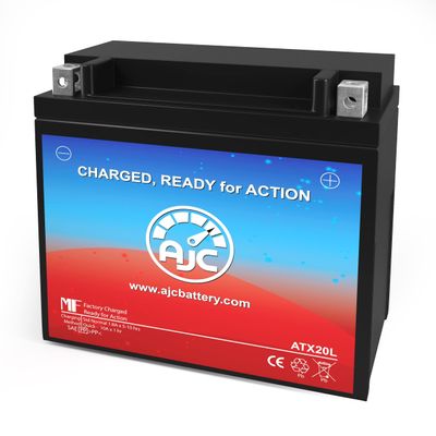 AJC Battery Compatible with Extreme XTA20HL-BS Powersports Battery