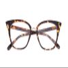 BEISON Blue Light Blocking Glasses, Women Cat Eye Computer Glasses Anti Glare Anti Eyestrain Blue Light Blocker Eyewear (Leopard, Non-prescription Clear Lens) view 1