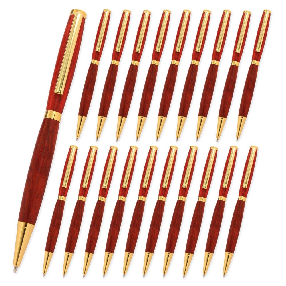 Legacy Woodturning, Slimline Pen Kit - Gold, 20 Pack