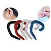 5 Pairs Removable Soft Silicone Sports Earhook Wire Cable Hanger Random Color view 4