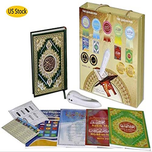 ROYAL WIND Ramadan Gift Ramadan Digital Pen Quran Pen Exclusive Wooden Box Word-by-Word Function for Kid and Arabic Learner Downloading Many Reciters and Language Digital Qu'ran Talking PenUS Stock