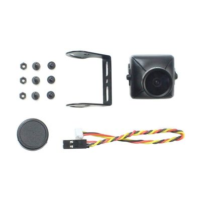 MINGCHUAN JJA-CM1200 1/3 CMOS 1200TVL Mini FPV Camera 2.1mm Lens PAL/NTSC for RC FPV Racing Drone Quadcopter Parts (Black NTSC)