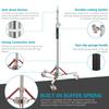 Neewer Heavy Duty Light Stand with Casters, Adjustable Tripod Stand with 100% Stainless Steel, Photography Wheeled Base Stand for Studio Softbox, Monolight, Reflector, Max Height: 10ft/305cm view 4