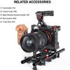SmallRig 15mm Long Lens Support, 53.5mm Height Adjustable Lens Bracket for DSLR Camera Shoulder Rig - BSL2681 view 2