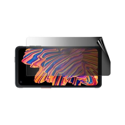 celicious Privacy 2-Way Landscape Anti-Spy Filter Screen Protector Film Compatible with Samsung Galaxy Xcover Pro