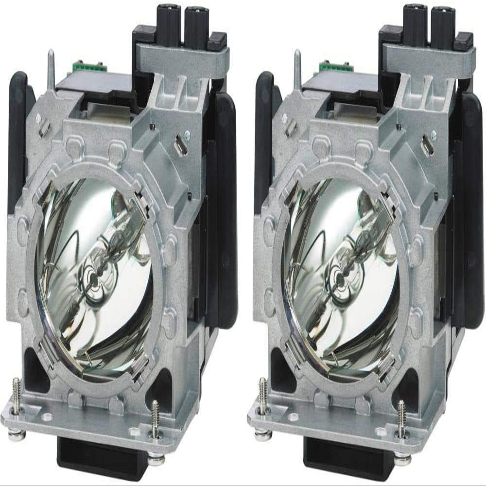 PHO ET-LAD310W ET-LAD310AW (Twin Pack) Genuine Original Replacement Bulb / Lamp with Housing for Panasonic PT-DZ10K Landscape PT-DZ10KU Projector (OEM Panasonic Bulb)