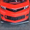 Anderson Composites AC-FL14CHCAM-Z28 - Type-Z28 Style Gloss Carbon Fiber Front Splitter view 2