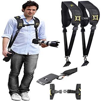 Neck Shoulder Dual Strap with Quick Release for Canon EOS Rebel 90D T8i