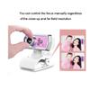 ARCH Webcam with Microphone, Manual Focus Computer Camera,Desktop Laptop HD Webcam with Light for Video Calling and Online Class Teaching (Color : B-Black) view 4