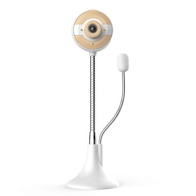 ARCH HD Webcam, USB Desktop & Laptop Webcam Live Streaming Webcam with Microphone,Plug and Play Computer Camera for Video Chat, Video Conference, Remote Classroom (Color : White)