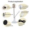 ARCH HD Webcam, USB Desktop & Laptop Webcam Live Streaming Webcam with Microphone,Plug and Play Computer Camera for Video Chat, Video Conference, Remote Classroom (Color : White) view 2