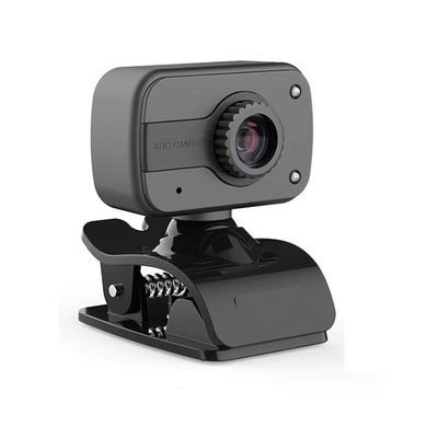 ARCH Webcam with Microphone, Manual Focus Computer Camera,Desktop Laptop HD Webcam with Light for Video Calling and Online Class Teaching (Color : B-Black 720P)