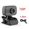 ARCH Webcam with Microphone, Manual Focus Computer Camera,Desktop Laptop HD Webcam with Light for Video Calling and Online Class Teaching (Color : B-Black 720P) view 2