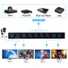 Enbuer HDMI Matrix Switch 4x4, 4K HDMI Matrix Switcher Splitter 4 in 4 Out Box with EDID and IR Remote Control Support 4K HDR, HDMI 2.0b, HDCP 2.2, 4K@60Hz, 3D, YUV 4:4:4 view 2