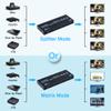 Enbuer HDMI Matrix Switch 4x4, 4K HDMI Matrix Switcher Splitter 4 in 4 Out Box with EDID and IR Remote Control Support 4K HDR, HDMI 2.0b, HDCP 2.2, 4K@60Hz, 3D, YUV 4:4:4 view 4