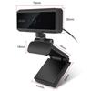1080P Full HD Webcam, PC Camera Web Camera with Microphones, for Remote Working, Video Calling, Game Streamer, Recording Conferencing, USB Computer Camera for Laptop or Desktop Webcam view 3