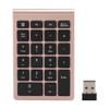 Numeric Keypad, 22 Keys Numeric Keypad with USB Receiver for Laptop, Desktop, Computer, PC Compatible with Android, Windows, OS.(Rose Gold) view 1