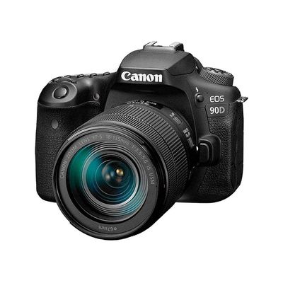 Canon EOS 90D Digital SLR Camera with 18-135 is USM Lens (Renewed)