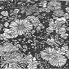 Ceramic Decals - Flower 01 (Black, 19 x 13 inch) view 1