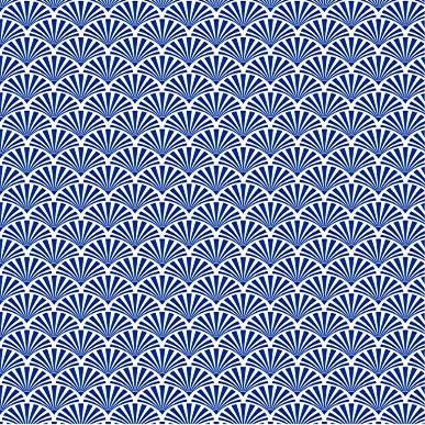 Ceramic Decals - Ocean Sea Shell (Blue, 19 x 13 inch)