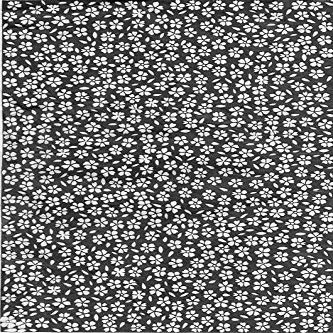 Ceramic Decals - Cherry Flower 1 (Black, 19 x 13 inch)