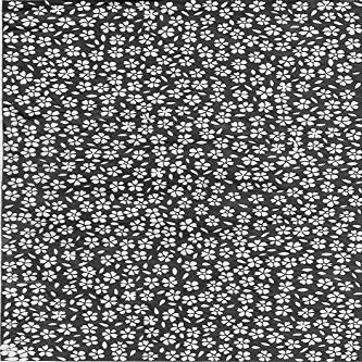 Ceramic Decals - Cherry Flower 1 (Black, 19 x 13 inch)
