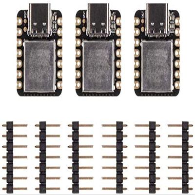 Seeed Studio XIAO SAMD21 - Smallest Arduino Microcontroller with Rich Interfaces for Wearable Devices, 100% Arduino IDE Compatible, 3pcs