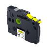 1PCS IDIK HSe-621 hse621 HS621 8.8mm*1.5M Black on Yellow Heat Shrink Tube Tape Label Tapes Compatible for Ptouch Printer view 1