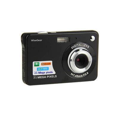 WiseGear 18MP Pixel 2.7" Color Screen Smart Digital Camera Card Type Automatic for Kids