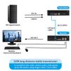 DVI USB KVM Extender 100m(328ft) Over Single Cat5e/Cat6 Cable, 1920x1200@60Hz EDID, Extends Video Audio USB, RS-232 Signals, Point to Point, Zero Latency, Incl.Transmitter and Receiver (New Version) view 2