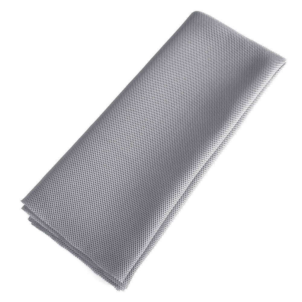 Speaker Grill Cloth Stereo Mesh Fabric for Speaker Repair, Gray - 55 x 40 in / 140 x 100 cm