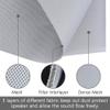Speaker Grill Cloth Stereo Mesh Fabric for Speaker Repair, Gray - 55 x 40 in / 140 x 100 cm view 2