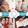 Selfie Ring Light 8-inch for YouTube Video Live Streaming Makeup Photography, Desktop USB LED Light with 3 Light Modes and 10 Brightness Level view 2