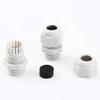 Davitu Terminals - 10 pcs PG16 cable waterproof connector connector gland connector cable diameter 10-14mm - (Color: White) view 4