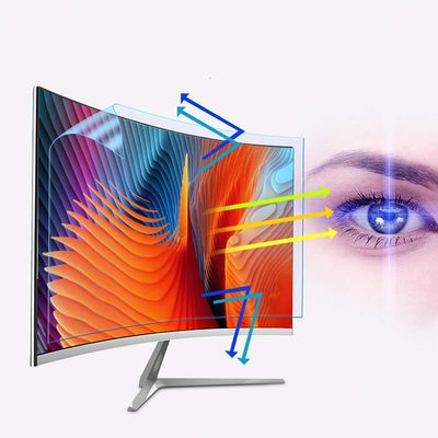 23-25 Inch Blue Light Blocking Screen Protector Anti Glare Anti-UV Filter Film for Desktop PC Monitor, No Air Bubbles/Relieve Eyestrain/Ultra Clear (24" 16:9 531x299mm)