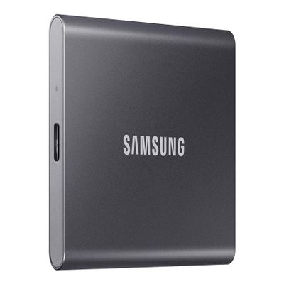 Samsung T7 Portable SSD, 1TB External Solid State Drive, Speeds Up to 1,050MB/s, USB 3.2 Gen 2, Reliable Storage for Gaming, Students, Professionals, MU-PC1T0T/AM, Gray